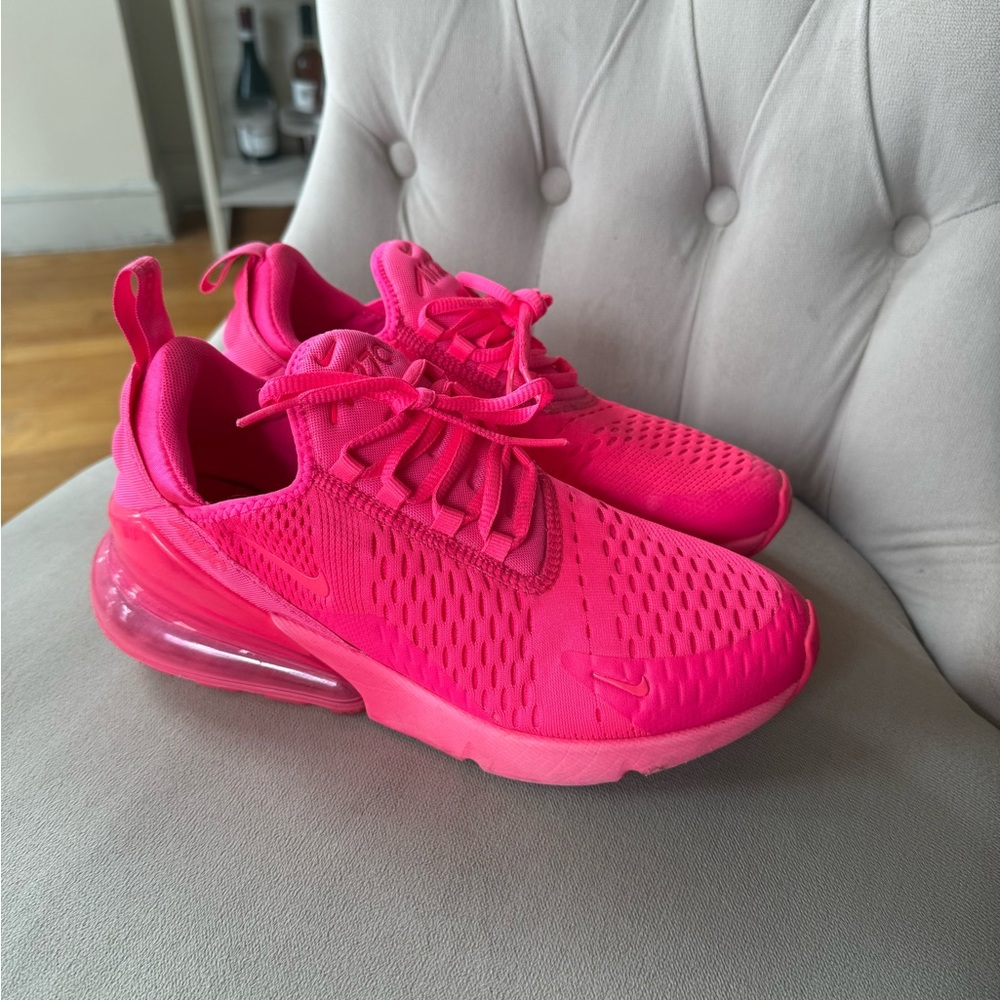 Nike Vibrant Hot Pink Air Max 270 Sneakers